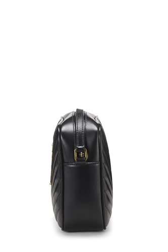 Yves Saint Laurent, sac à main Lou en cuir de veau matelassé noir d'occasion, noir