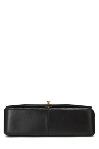 Chanel, Diana Flap Medium en cuir d'agneau matelassé noir d'occasion, noir