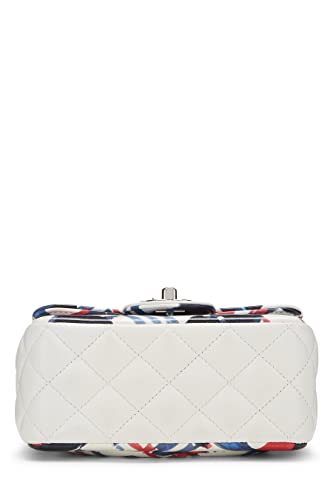 Chanel, Mini sac à rabat carré en cuir de veau multicolore d'occasion, multicolore