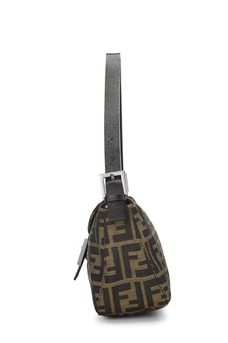 Fendi, Pre-Loved Brown Zucca Canvas Shoulder Bag, Brown