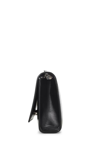 Yves Saint Laurent, Pre-Loved Black Calfskin Star Embossed Kate Medium, Black