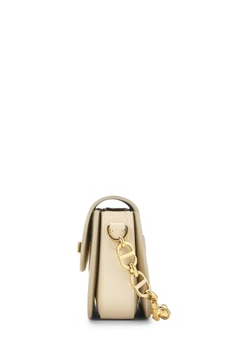 Dior, sac 30 Montaigne Avenue en cuir de veau blanc d'occasion, blanc