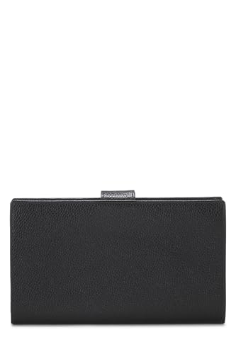 Chanel, Pre-Loved Black Caviar Timeless 'CC' Long Wallet, Black