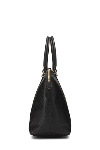 Gucci, Bolso grande Microguccissima Nice Dome negro Pre-Loved, Negro