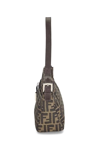 Fendi, Pre-Loved Brown Zucca Canvas Shoulder Bag, Brown