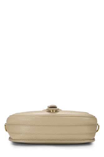 Dior, Bobby Flap Medium en cuir de veau beige d'occasion, beige