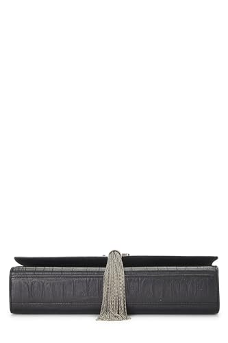 Yves Saint Laurent, Kate Tassel Medium, noir gaufré, d'occasion