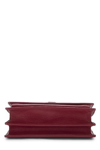 Yves Saint Laurent, Sunset Medium en cuir de veau rouge d'occasion, rouge