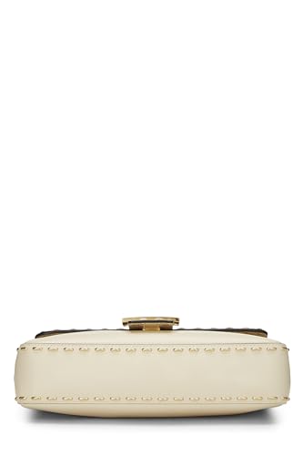 Fendi, Pre-Loved Beige Selleria Convertible Baguette Medium, Beige