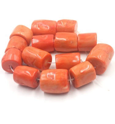 Orange Sea Bamboo Waist Drum Barrel Scattered Beads Ornament