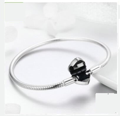 S925 sterling silver bracelet personality Platinum fashion versatile bracelet