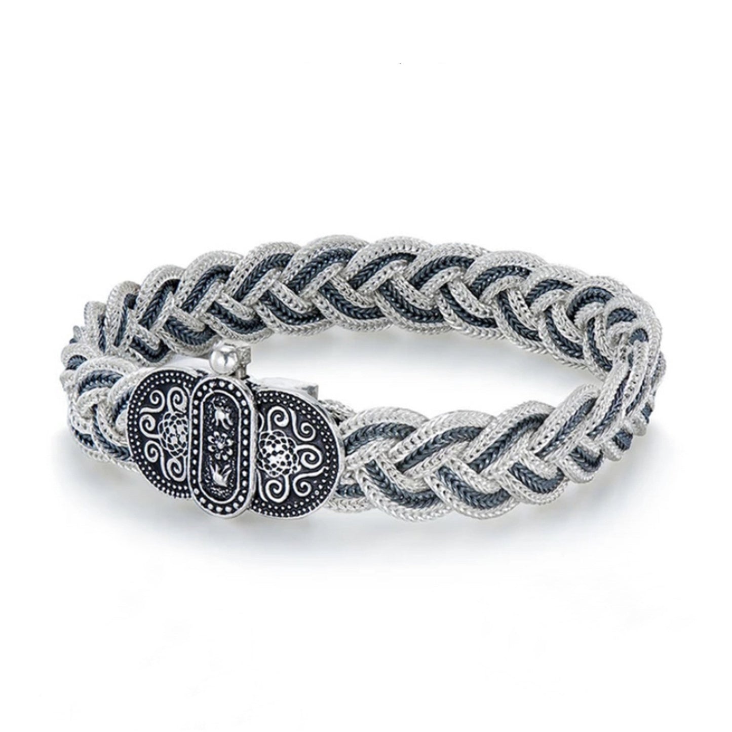 Sterling Silver Vintage Weave Bracelet