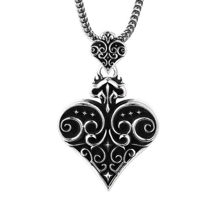 Fashion Personality Spade Love Pendant