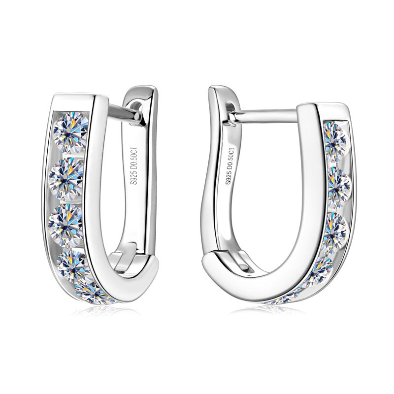 Women's Fashion Bling Diamond Earrings