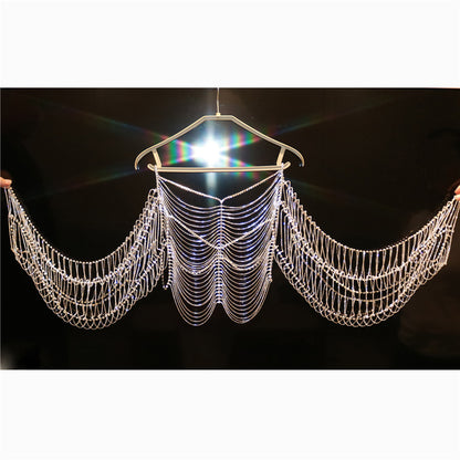 Shiny Multilayer Rhinestone Body Chain Nightclub