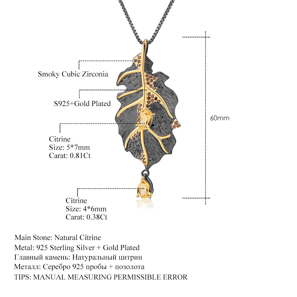 Collier et boucles d'oreilles personnalisés en argent 925 avec pierres précieuses de couleur naturelle