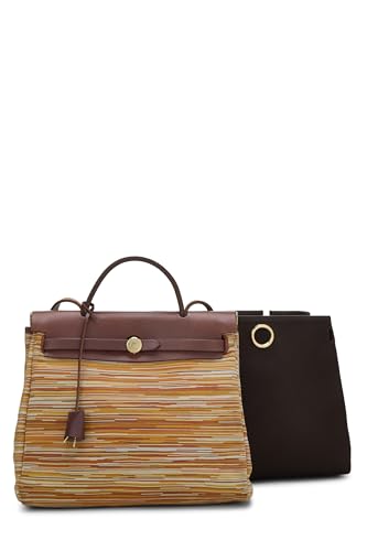 Hermès, Pré-Aimé Sienne Vache &amp; Multicolor Vibrato Herbag PM, Hermes Sienne