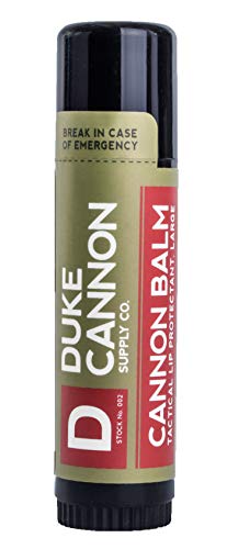 Duke Cannon Supply Co. - Baume protecteur pour les lèvres tactique, menthe fraîche (0,56 oz) Baume protecteur pour les lèvres à performance supérieure pour les hommes qui travaillent dur - Menthe fraîche