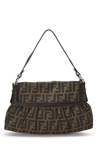 Fendi, sac à dos Zucca Canvas Chef Small d'occasion, marron