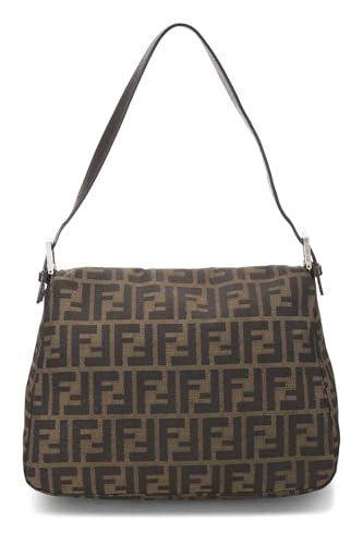 Fendi, Pre-Loved Brown Zucca Canvas Mama, Marrón