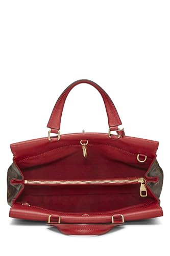 Louis Vuitton, Venus de lona con monograma rojo Pre-Loved, Rojo