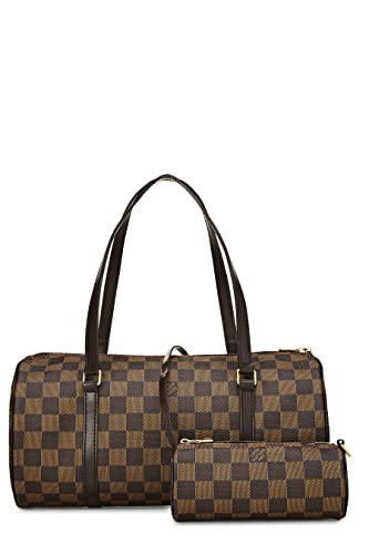 Louis Vuitton, Pre-Loved Damier Ebene Papillon 30 & Mini Set, Brown