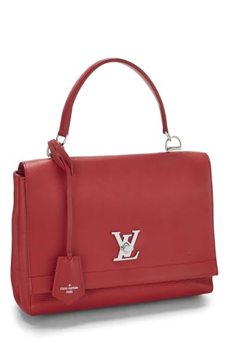 Louis Vuitton, Lockme II de cuero rojo pre-amado, Rojo