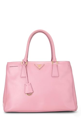 Prada, sac fourre-tout Executive Saffiano rose d'occasion de taille moyenne, rose