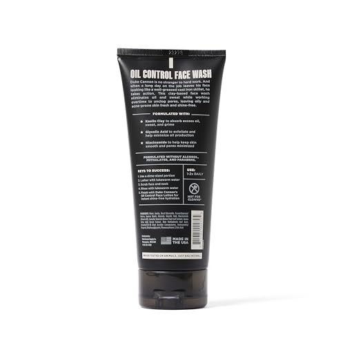 Duke Cannon Oil Control Face Wash Coil Miner, sans parfum - 6 onces