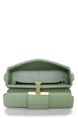 Dior, Pre-Loved Green Calfskin 30 Monaigne Box Bag, Green