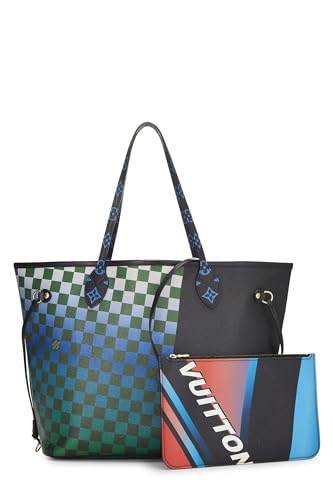 Louis Vuitton, Race Neverfull MM en toile enduite multicolore d'occasion, multicolore