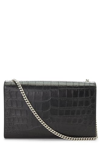 Yves Saint Laurent, Kate Tassel Medium, noir gaufré, d'occasion