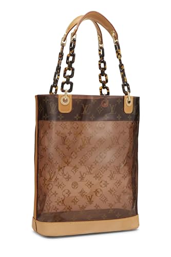 Louis Vuitton, Cabas MM en vinyle Monogram Ambre d'occasion, marron