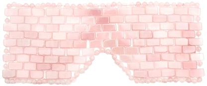 Angela Caglia Rose Quartz Eye Mask,