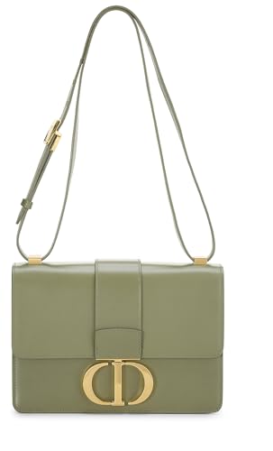 Dior, Pre-Loved Green Calfskin 30 Montaigne Box Bag, Green