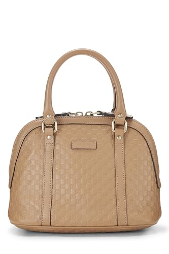 Gucci, Pre-Loved Beige Microguccissima Leather Nice Dome Bag Mini, Beige