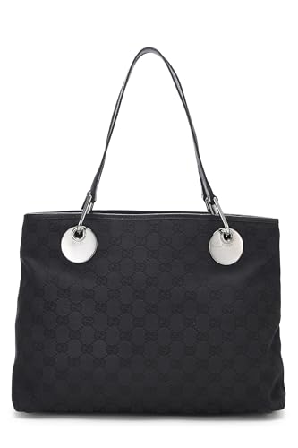 Gucci, Bolso tote Eclipse de lona GG negro Pre-Loved, Negro