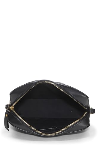 Yves Saint Laurent, sac à main Lou en cuir de veau matelassé noir d'occasion, noir