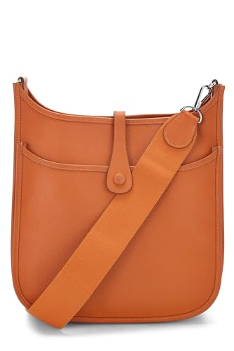 Hermès, Pre-Loved Naranja Epsom Evelyne III PM, Naranja