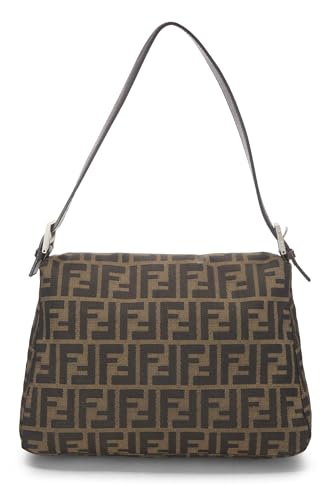 Fendi, Pre-Loved Brown Zucca Canvas Mama, Marrón