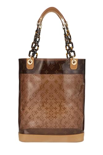 Louis Vuitton, Cabas MM en vinyle Monogram Ambre d'occasion, marron