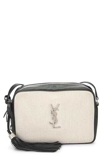 Yves Saint Laurent, sac pour appareil photo Lou en toile enduite multicolore d'occasion, multicolore