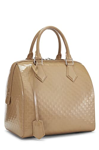 Louis Vuitton, Pre-Loved Beige Damier Facette Speedy Cube MM, Beige