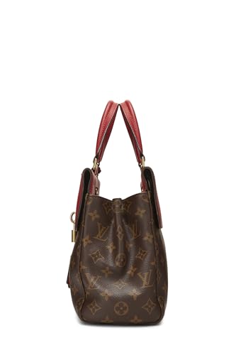 Louis Vuitton, Venus de lona con monograma rojo Pre-Loved, Rojo