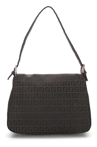 Fendi, sac en toile marron Zucchino Mama d'occasion, marron