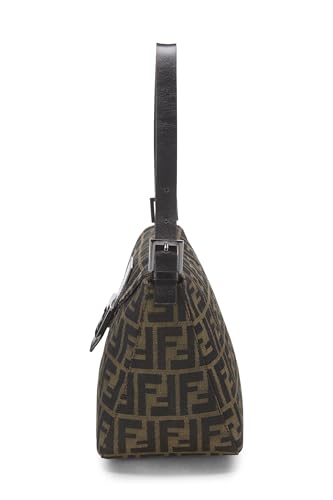 Fendi, Pre-Loved Brown Zucca Canvas Shoulder Bag, Brown