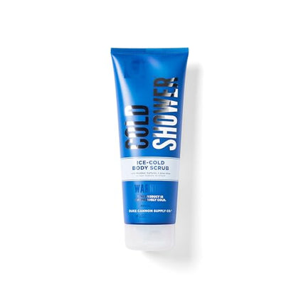 Gommage corporel glacé Duke Cannon Cold Shower - 8 oz Gommage exfoliant au menthol et à la caféine avec aloe vera, épaississants à base de plantes et glycérine pour une hydratation rafraîchissante