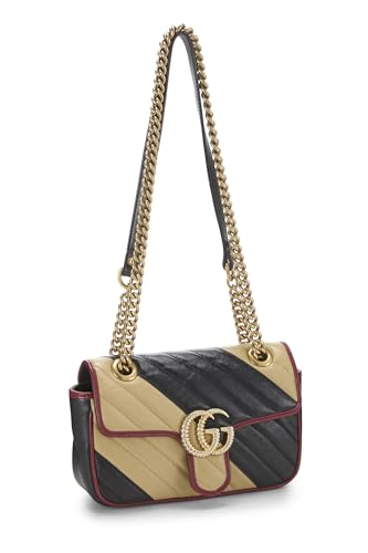 Gucci, Bolso de hombro mini GG Marmont de cuero multicolor Pre-Loved, Multicolor