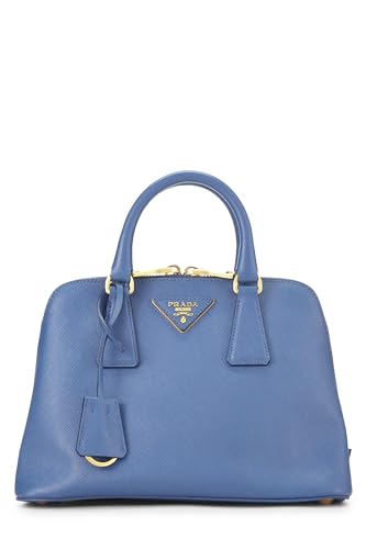 Prada, Mini Saffiano Promenade azul Pre-Loved, Azul