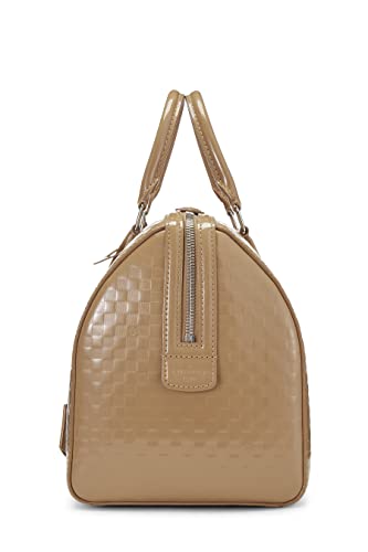 Louis Vuitton, Pre-Loved Beige Damier Facette Speedy Cube MM, Beige